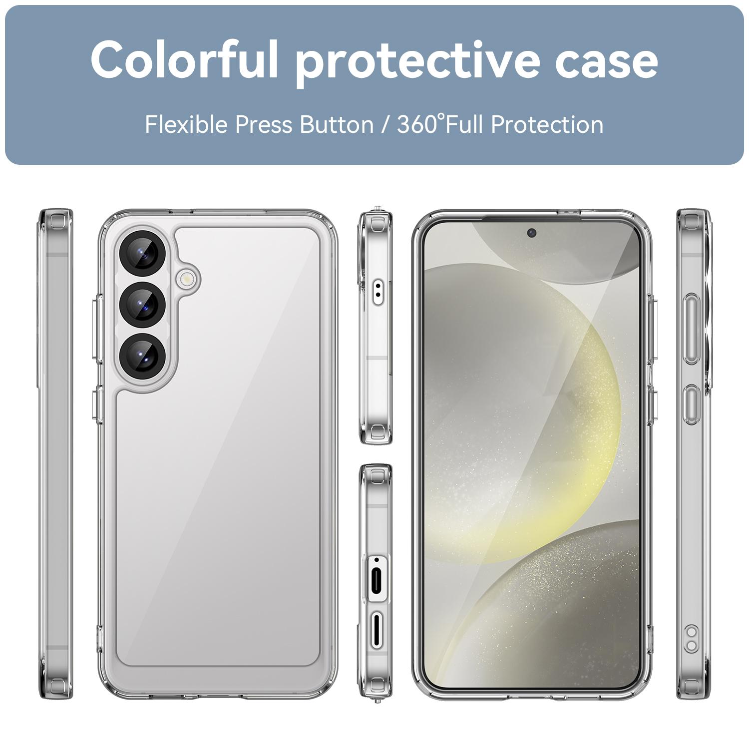 For Samsung Galaxy S25+ Clear Case WANLONFENG FM Series TPU Phone Back Cover (Big Lens Hole) Transparent
For Samsung Galaxy S25+ Clear Case WANLONFENG FM Series TPU Phone Back Cover (Big Lens Hole) Transparent