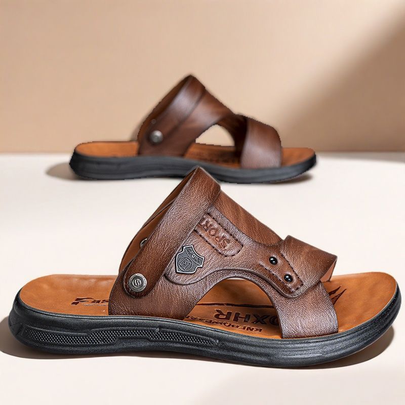 Sandals men s 2025 summer new open-toed youth beach shoes dual-purpose middle-aged cool slippers non-slip men s sandals 44
Sandals men s 2025 summer new open-toed youth beach shoes dual-purpose middle-aged cool slippers non-slip men s sandals 44