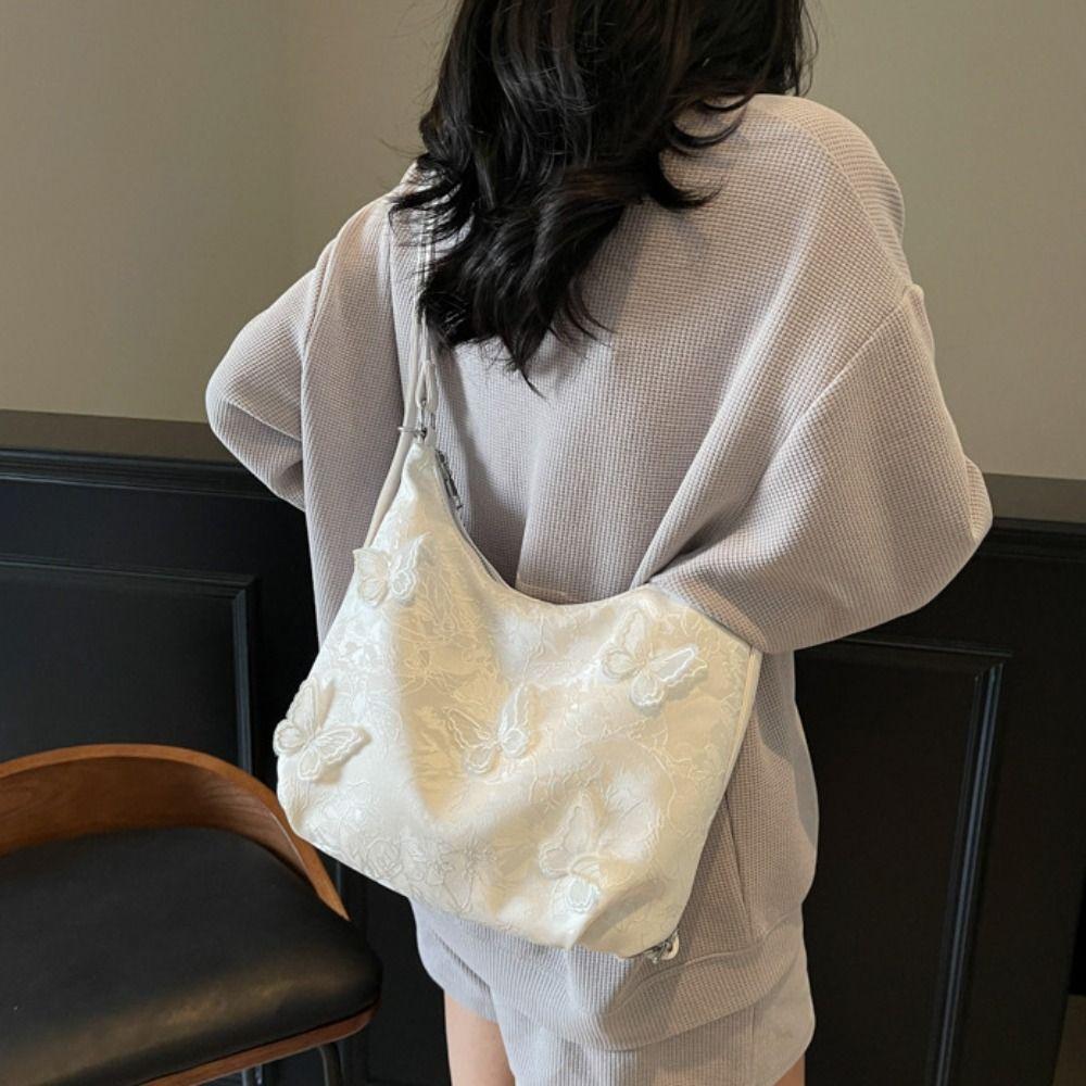 Elegant Embroidery Shoulder Bag Butterfly Hanfu Backpack Cheongsam Bag Chinese Style Handbag Party білий
Elegant Embroidery Shoulder Bag Butterfly Hanfu Backpack Cheongsam Bag Chinese Style Handbag Party білий