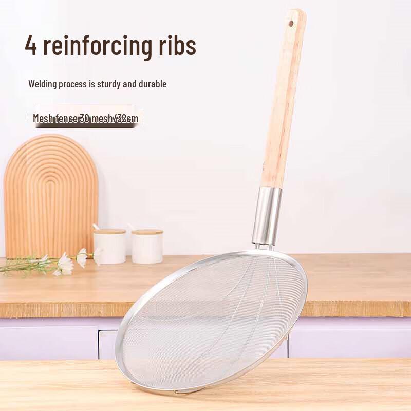 32cm Stainless Steel Long Handle Frying Skimmer
32cm Stainless Steel Long Handle Frying Skimmer
