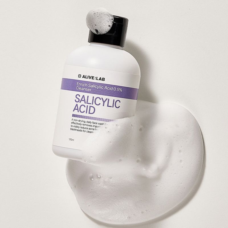 ALIVELAB Enrich Salicylic Acid 0.5% Cleanser 170ml 170ml
ALIVELAB Enrich Salicylic Acid 0.5% Cleanser 170ml 170ml