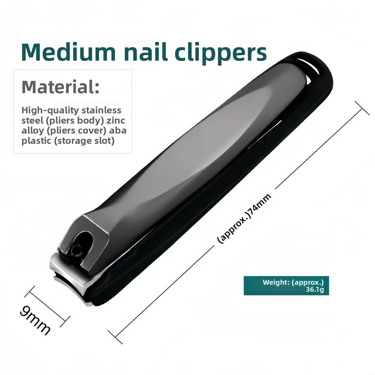Anti-splash nail clipper single large nail trimmer cutter home portable nail manicure tool M
Anti-splash nail clipper single large nail trimmer cutter home portable nail manicure tool M