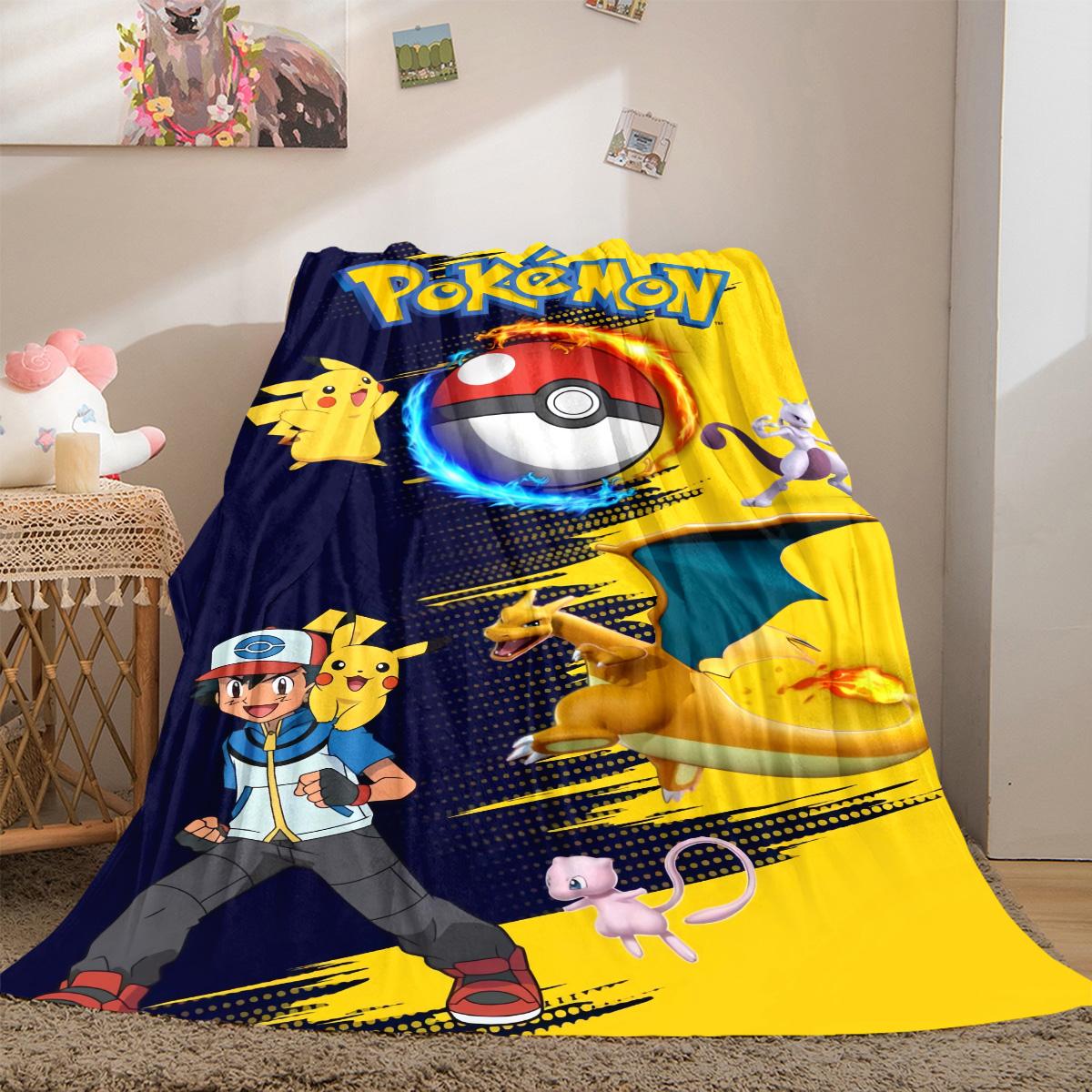 Pokemon Anime Print Blanket Warm Comfortable Flannel Cover For Bedrooms, Sofas, Beds, Chairs LXR113 75x90cm
Pokemon Anime Print Blanket Warm Comfortable Flannel Cover For Bedrooms, Sofas, Beds, Chairs LXR113 75x90cm