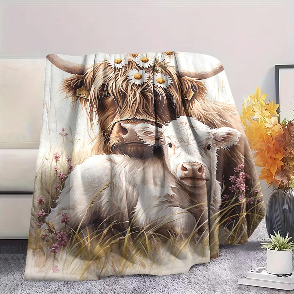 Cattle Print Flannel Blanket, High quality Comfortable for All Seasons, Home Decor, Warmth and Comfort, Perfect for Christmas Gifts 80cm x 120cm
Cattle Print Flannel Blanket, High quality Comfortable for All Seasons, Home Decor, Warmth and Comfort, Perfect for Christmas Gifts 80cm x 120cm