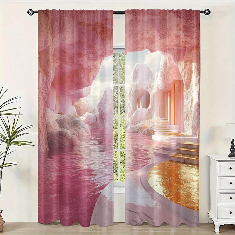 2pc, Drapes Pink Polyester,Without Electricity Family Party Decoration Use for Indoor Celebrations, Room Decor 29x65in(75x166cm)
2pc, Drapes Pink Polyester,Without Electricity Family Party Decoration Use for Indoor Celebrations, Room Decor 29x65in(75x166cm)