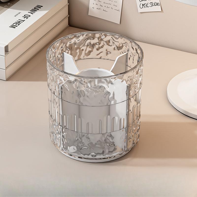 Прозрачный вращающийся держатель для ручекБольшой вместимости Настольный держатель для ручекКоробка для хранения косметики Подставка для кистейПенал серый
Прозрачный вращающийся держатель для ручекБольшой вместимости Настольный держатель для ручекКоробка для хранения косметики Подставка для кистейПенал серый