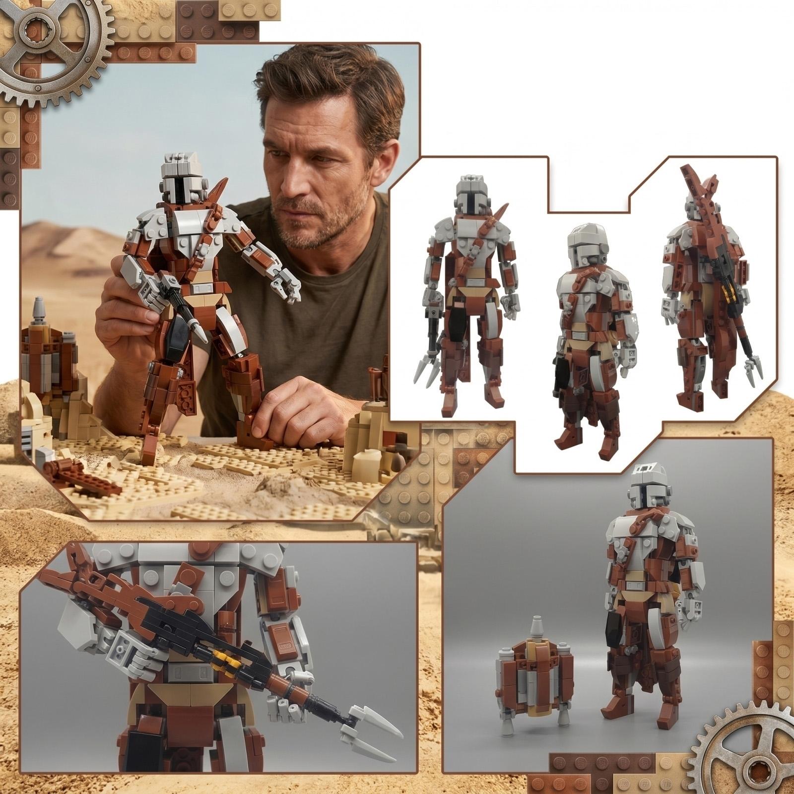 Building Block Action Figure Model Kit Assembled Robot Warrior Toy with Weapon Accessories Compatible with Popular Construction Sets one size
Building Block Action Figure Model Kit Assembled Robot Warrior Toy with Weapon Accessories Compatible with Popular Construction Sets one size