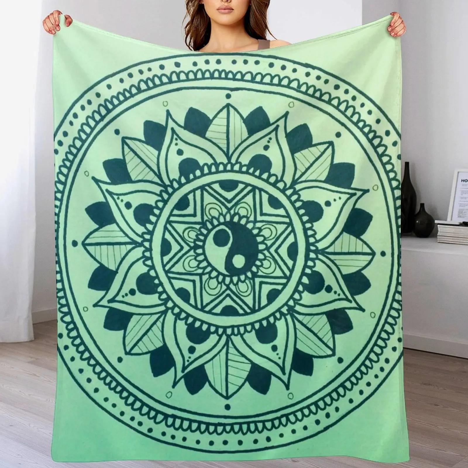 New Green Yin Yang Mandala Throw Blanket Warm Accent Blanket for Living Room Decoration 102x76cm(40x30in)
New Green Yin Yang Mandala Throw Blanket Warm Accent Blanket for Living Room Decoration 102x76cm(40x30in)
