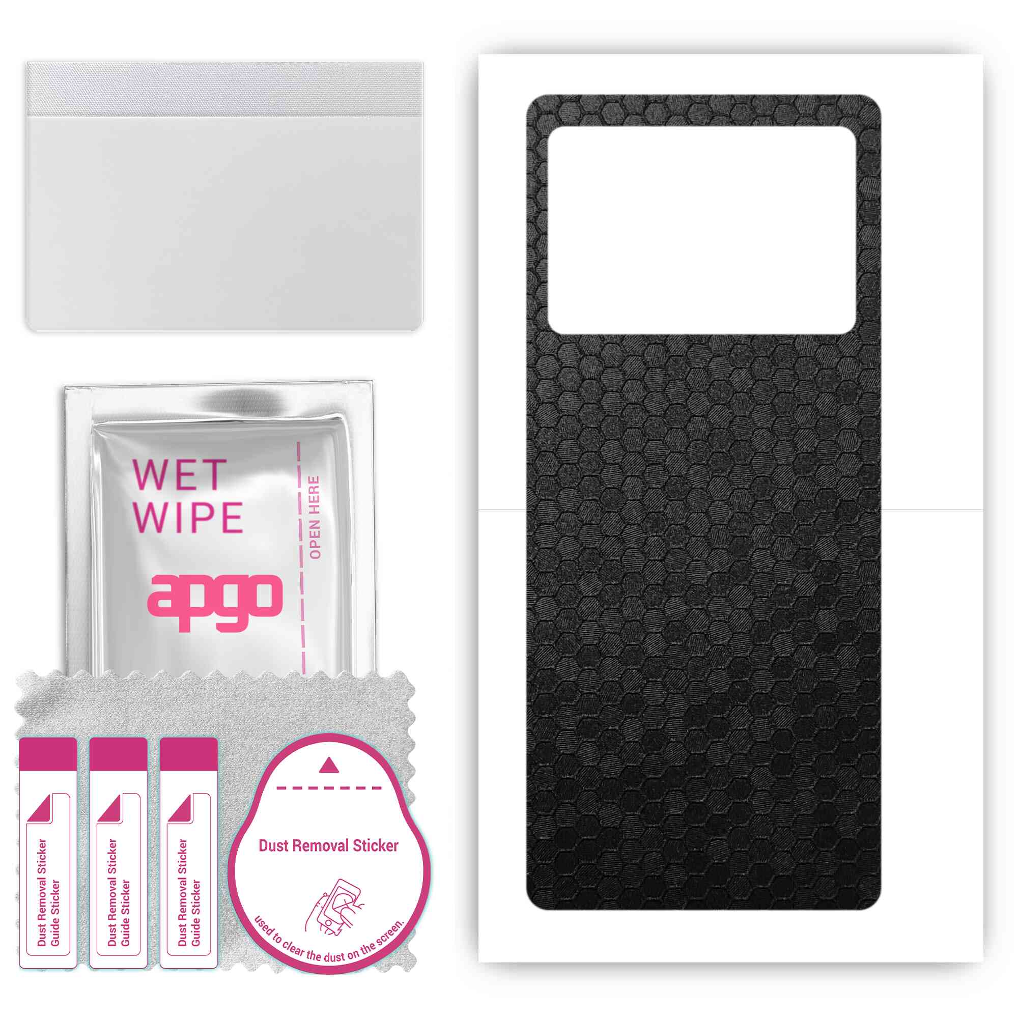 Apgo Protective Skin Sticker для задньої панелі, сумісної з Vivo X Fold Plus, Wrap Film, Foil, Vinyl - Pattern Black Honeycomb
Apgo Protective Skin Sticker для задньої панелі, сумісної з Vivo X Fold Plus, Wrap Film, Foil, Vinyl - Pattern Black Honeycomb