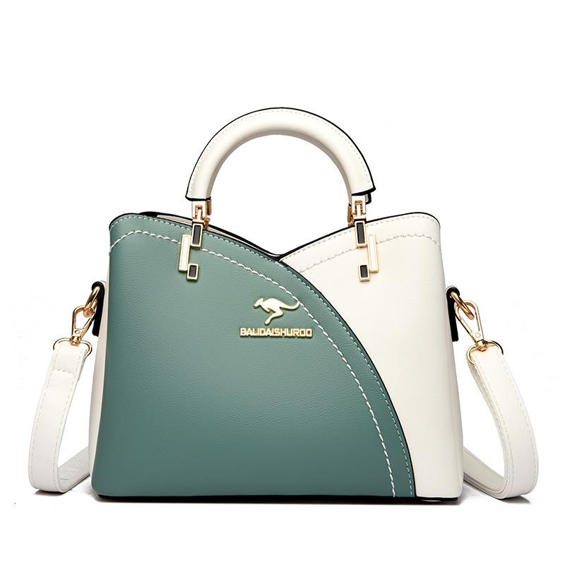 Сплайсированная женская сумка, новая женская сумка через плечо, геометрическая сумка для мам среднего и пожилого возраста, весенняя сумка через плечо
Сплайсированная женская сумка, новая женская сумка через плечо, геометрическая сумка для мам среднего и пожилого возраста, весенняя сумка через плечо