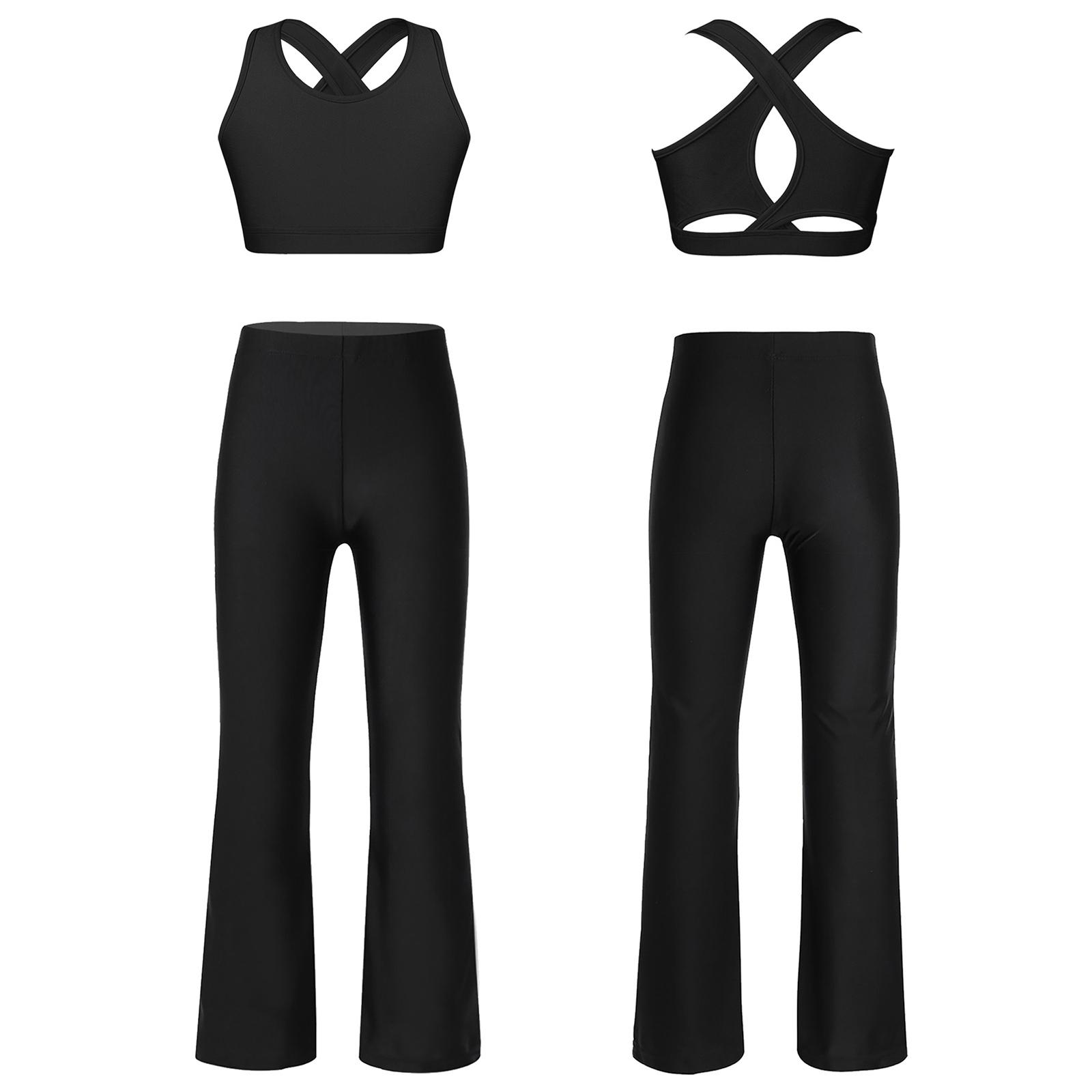 Діти, дівчата, без рукавів, бретельки з U-образним вирізом, хрестоподібні ззаду, укорочений топ із штанами для танців, спортивних залів 5-6 Years чорний
Діти, дівчата, без рукавів, бретельки з U-образним вирізом, хрестоподібні ззаду, укорочений топ із штанами для танців, спортивних залів 5-6 Years чорний