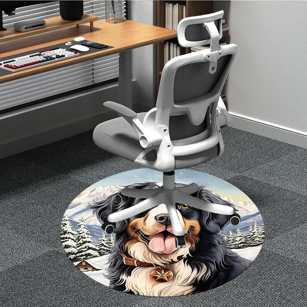 1PC Winter Mountains Dog Office Round Area Rug, Indoor Mat Suitable For Office, Under Office Chairs Bedroom Living Room Home Decor, Room Deco 016 80cm by 80cm
1PC Winter Mountains Dog Office Round Area Rug, Indoor Mat Suitable For Office, Under Office Chairs Bedroom Living Room Home Decor, Room Deco 016 80cm by 80cm