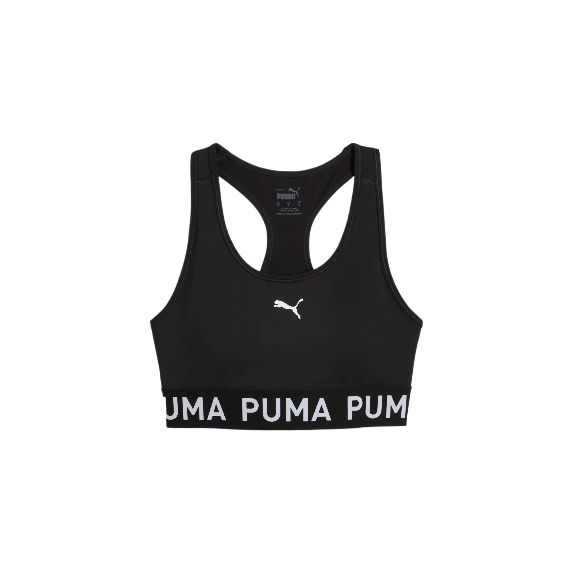 Puma 4keeps Elastic Bra Round Neck Comfortable Letter Sports Bra Women underwear Black 526962-01 XS
Puma 4keeps Elastic Bra Round Neck Comfortable Letter Sports Bra Women underwear Black 526962-01 XS