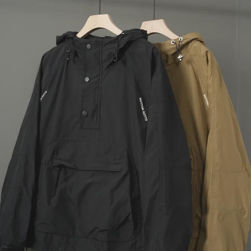 Men s American Style Waterproof Hooded Jacket - Trendy, Casual, Loose-Fit for Spring and Autumn 2024 M чёрный
Men s American Style Waterproof Hooded Jacket - Trendy, Casual, Loose-Fit for Spring and Autumn 2024 M чёрный