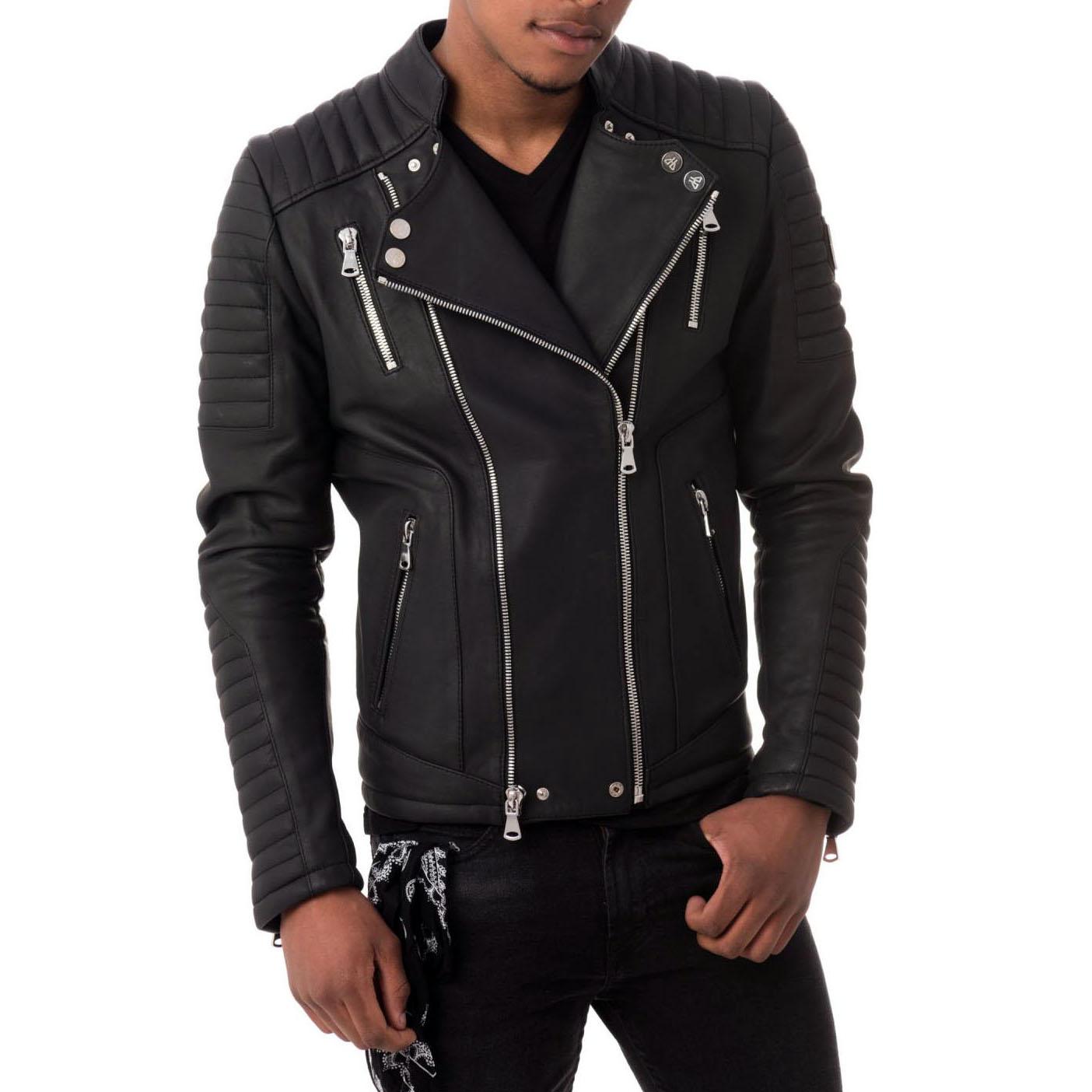 SkinOutfit Men s Genuine Lambskin Black Leather Jacket Stylish Motorcycle Bomber Biker Outerwear MJ 164 XXL чорний
SkinOutfit Men s Genuine Lambskin Black Leather Jacket Stylish Motorcycle Bomber Biker Outerwear MJ 164 XXL чорний