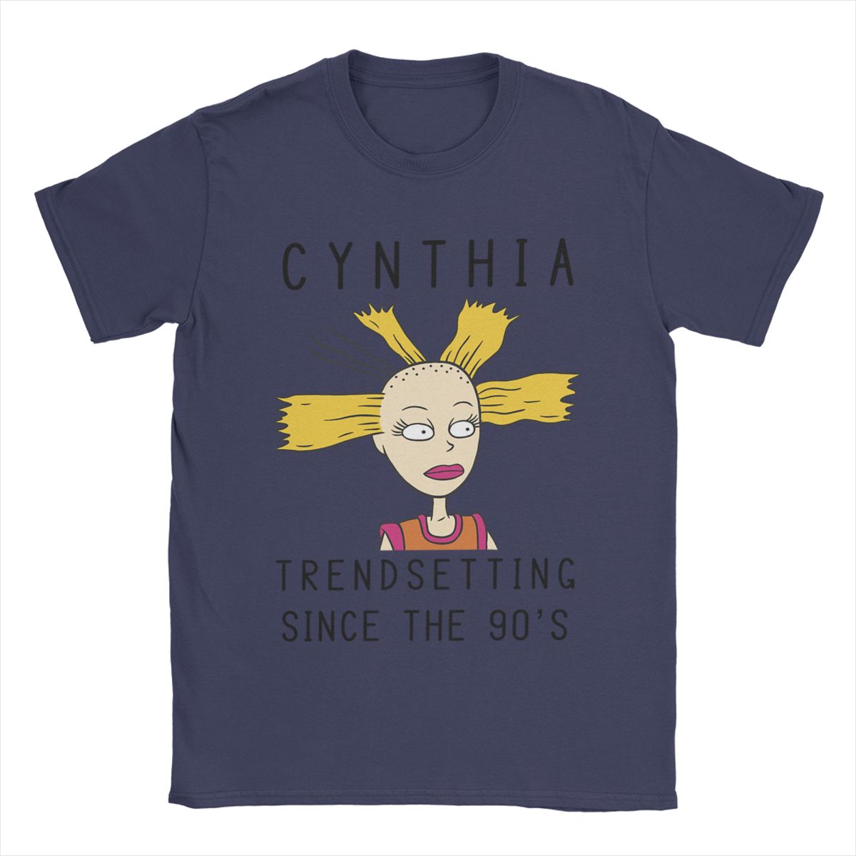 Trendsetter Cynthia Rugrat T Shirts Men s Pure Cotton Novelty T-Shirts Crewneck Tees Short Sleeve Clothing Birthday Present 4XL
Trendsetter Cynthia Rugrat T Shirts Men s Pure Cotton Novelty T-Shirts Crewneck Tees Short Sleeve Clothing Birthday Present 4XL