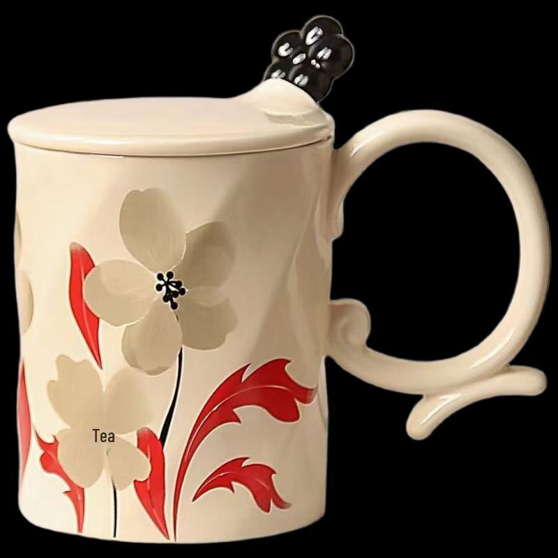 Korean Style Hand-Painted Rose Ceramic Mug Set
Korean Style Hand-Painted Rose Ceramic Mug Set