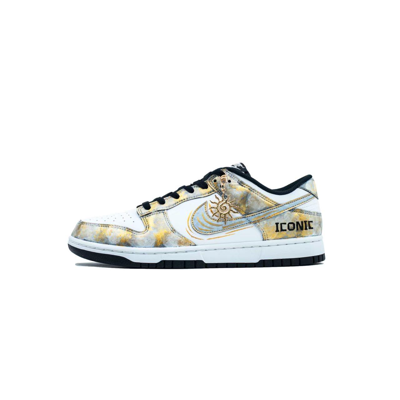 Nike Dunk Golden Stone Age Abrasion Resistant Low top Skateboard Shoes Unisex Gray Gold HF5441-100(Team1154-) 44
Nike Dunk Golden Stone Age Abrasion Resistant Low top Skateboard Shoes Unisex Gray Gold HF5441-100(Team1154-) 44