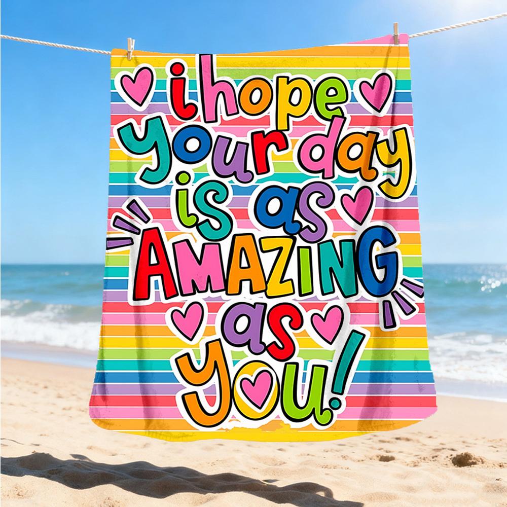 1pc Amazing Day Outdoor Blanket - Soft Flannel Cozy for Travel & Camping - All-Season Warm Bed Cover, Machine Washable yy251229076 75x90cm
1pc Amazing Day Outdoor Blanket - Soft Flannel Cozy for Travel & Camping - All-Season Warm Bed Cover, Machine Washable yy251229076 75x90cm