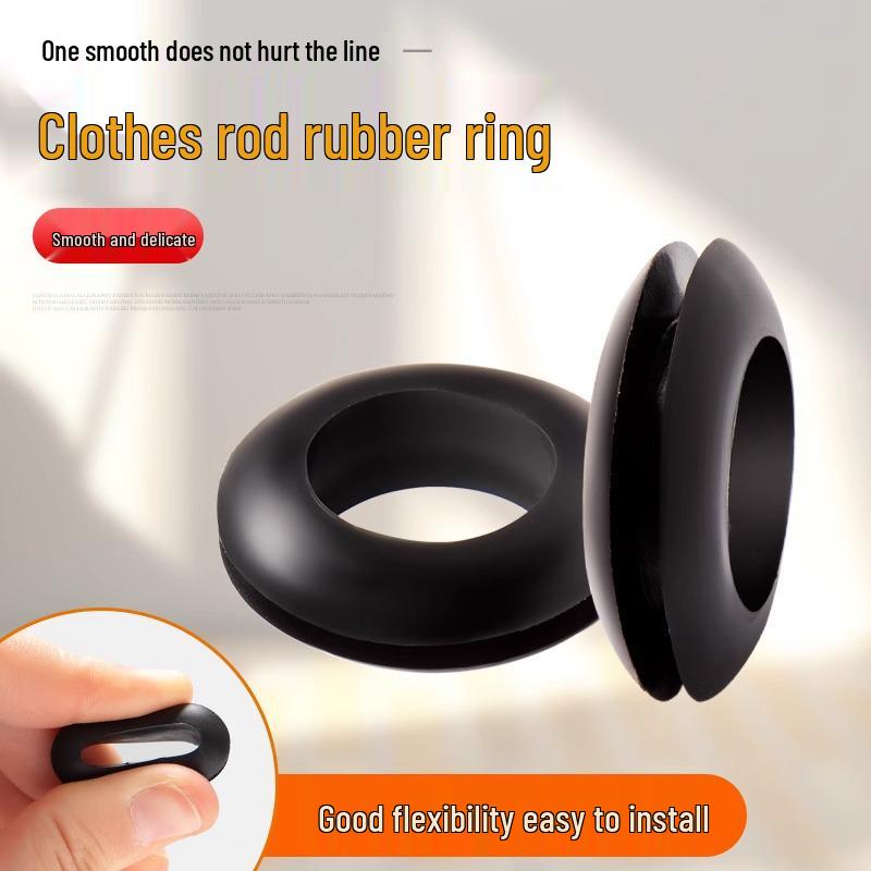Резиновое кольцо для бельевой веревки: Защитный чехол для балконной вешалки для одежды Black - 10 Pieces
Резиновое кольцо для бельевой веревки: Защитный чехол для балконной вешалки для одежды Black - 10 Pieces