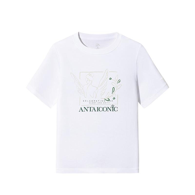 Anta Comfortable Simple Versatile Letter Round Neck Pullover Casual Sports Short Sleeve T-Shirt Women T-Shirt Snow-White 162538110-1 M
Anta Comfortable Simple Versatile Letter Round Neck Pullover Casual Sports Short Sleeve T-Shirt Women T-Shirt Snow-White 162538110-1 M