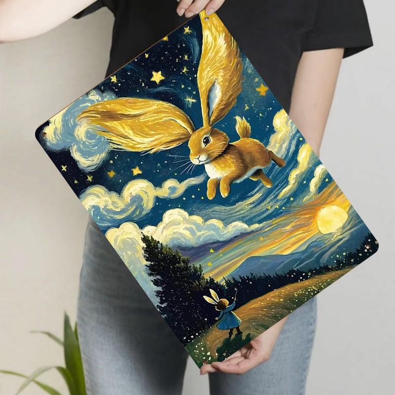 Dreamy Starry Sky Flying Rabbit Metal Wall Art Cartoon Animal Hanging Decor for Kids Room Living Room 20x30cm(7.8x11.8inch)
Dreamy Starry Sky Flying Rabbit Metal Wall Art Cartoon Animal Hanging Decor for Kids Room Living Room 20x30cm(7.8x11.8inch)