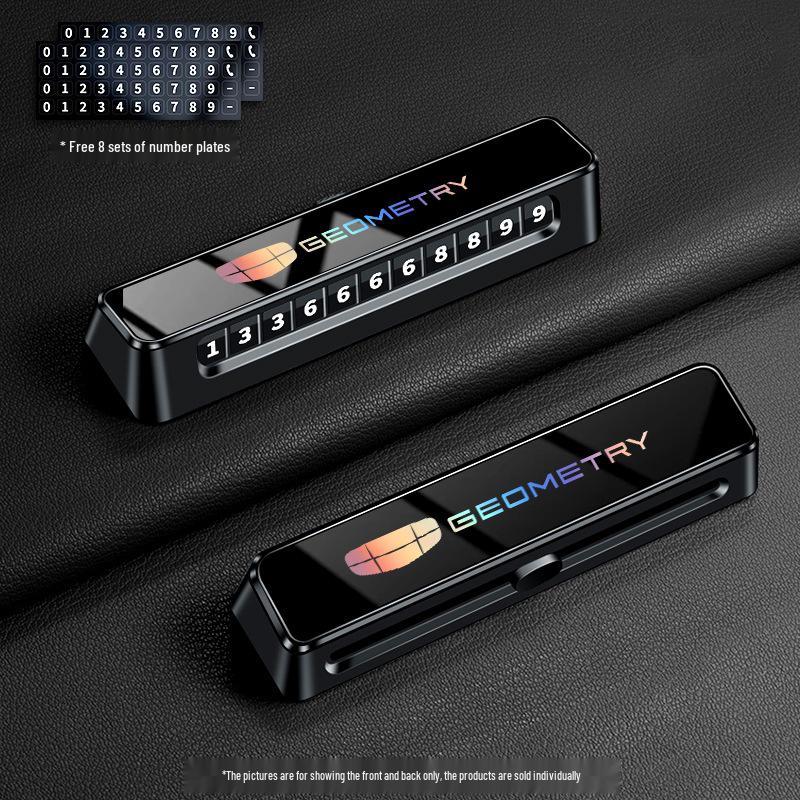 Geely Geometry Car Temporary Parking Plate & Phone Card
Geely Geometry Car Temporary Parking Plate & Phone Card