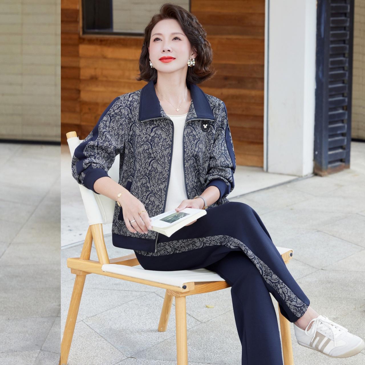 Women s 2026 Spring Casual Two-Piece Suit: Middle-Aged & Elderly Zipper Jacket & Sports Top XXXL for 62.5-67.5 kg тёмно-синий
Women s 2026 Spring Casual Two-Piece Suit: Middle-Aged & Elderly Zipper Jacket & Sports Top XXXL for 62.5-67.5 kg тёмно-синий