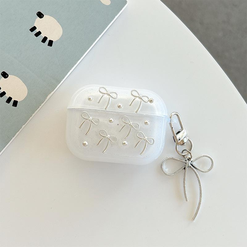 Applicable Apple Airpods 1 /2 Generation Earphones 4Th Generation Protective Case Pro3Rd Generation Bow Pendant Earphone Cover Airpods pro 3rd generation
Applicable Apple Airpods 1 /2 Generation Earphones 4Th Generation Protective Case Pro3Rd Generation Bow Pendant Earphone Cover Airpods pro 3rd generation