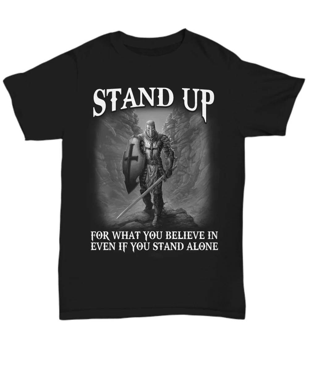 Stand Up Warrior of God Christian Gift Knight Templar TShirt Summer Cotton Short Sleeve ONeck Mens T Shirt New S3XL S
Stand Up Warrior of God Christian Gift Knight Templar TShirt Summer Cotton Short Sleeve ONeck Mens T Shirt New S3XL S