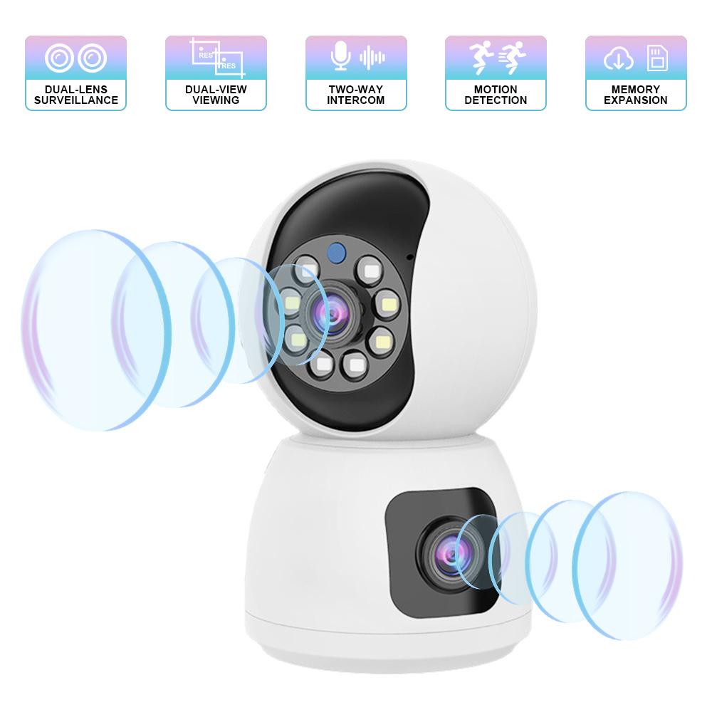 Умная Wi-Fi камера 1080P, беспроводная камера-монитор, двойной объектив, соединение 2,4G/5G, полноцветная ночь
Умная Wi-Fi камера 1080P, беспроводная камера-монитор, двойной объектив, соединение 2,4G/5G, полноцветная ночь