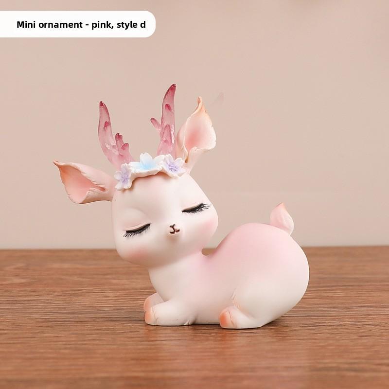 Car Decor Resin Head Shaking Deer Figurine With Cute Cartoon Style For Vehicle Interior Enhancement Pink D
Car Decor Resin Head Shaking Deer Figurine With Cute Cartoon Style For Vehicle Interior Enhancement Pink D