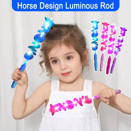 LED Glow Stick Glowing Horse Headband Luminous Rod Toy Battery Powered Soft Flashing Light Stick for Concerts Parties And Photography E
LED Glow Stick Glowing Horse Headband Luminous Rod Toy Battery Powered Soft Flashing Light Stick for Concerts Parties And Photography E