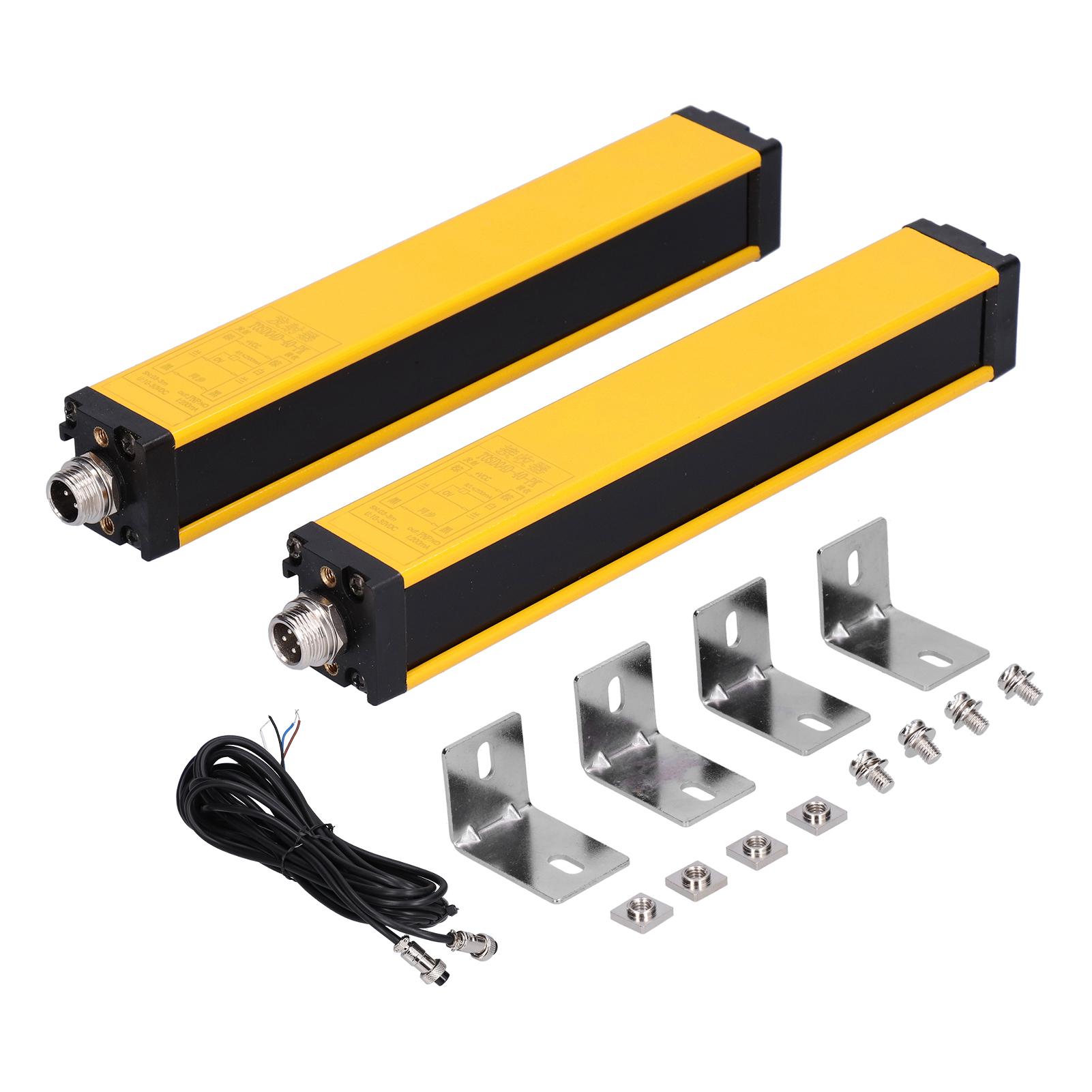 Safety Light Curtain Photoelectric Protection Sensor PNP NO Output Control Device DC1030V
Safety Light Curtain Photoelectric Protection Sensor PNP NO Output Control Device DC1030V