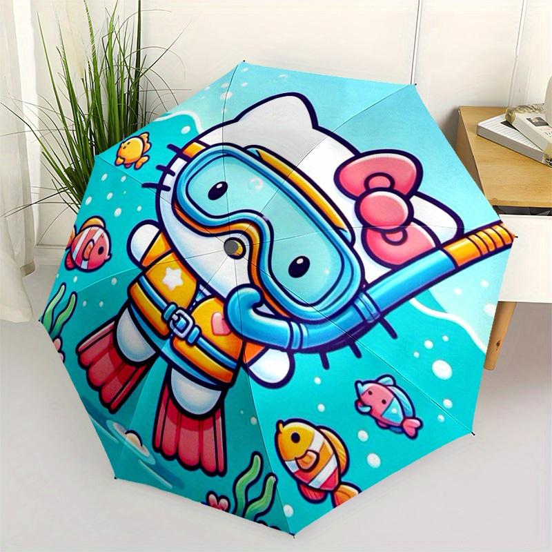 1pc Hello Kitty Underwater Adventure Umbrella with Plastic Handle,Suitable for All Seasons Home Travel Outdoor UmbrellaSanlio501
1pc Hello Kitty Underwater Adventure Umbrella with Plastic Handle,Suitable for All Seasons Home Travel Outdoor UmbrellaSanlio501