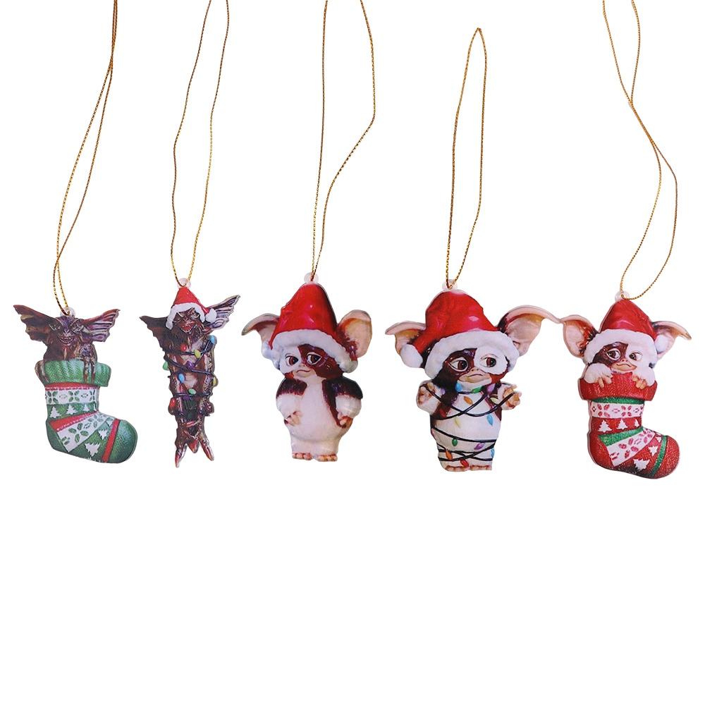 Socks Dog Gremlins Santa Hat 2D Chrismtas Tree Pendants Cute Gremlins Gizmo Birthday Parties E
Socks Dog Gremlins Santa Hat 2D Chrismtas Tree Pendants Cute Gremlins Gizmo Birthday Parties E