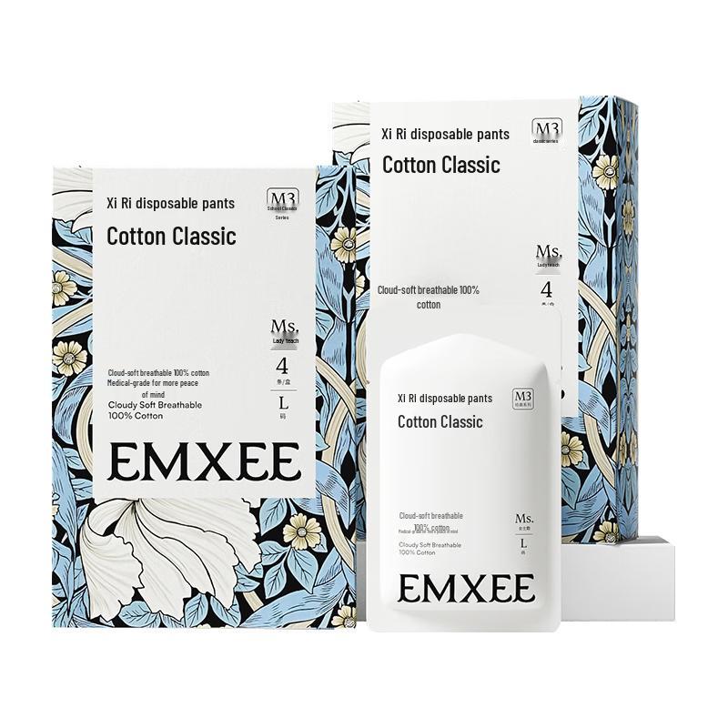 EMXEE Disposable Cotton Underwear for Maternity & Travel XL
EMXEE Disposable Cotton Underwear for Maternity & Travel XL