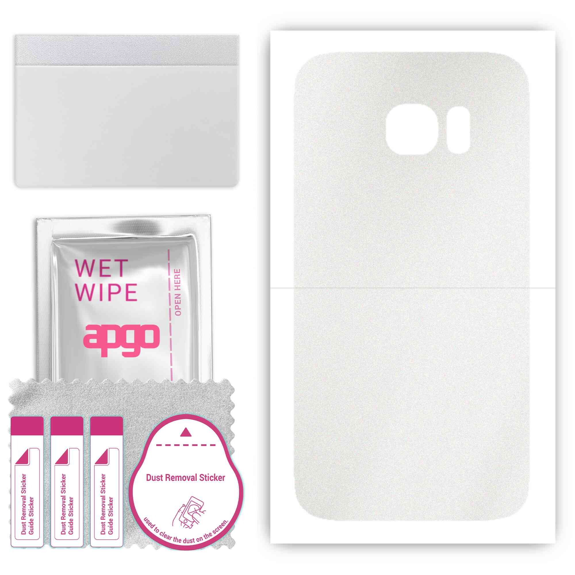 apgo Protective Skin Sticker for the back compatible with Samsung Galaxy S7, Wrap Film, Foil, Vinyl - Pattern Matte Transparent
apgo Protective Skin Sticker for the back compatible with Samsung Galaxy S7, Wrap Film, Foil, Vinyl - Pattern Matte Transparent