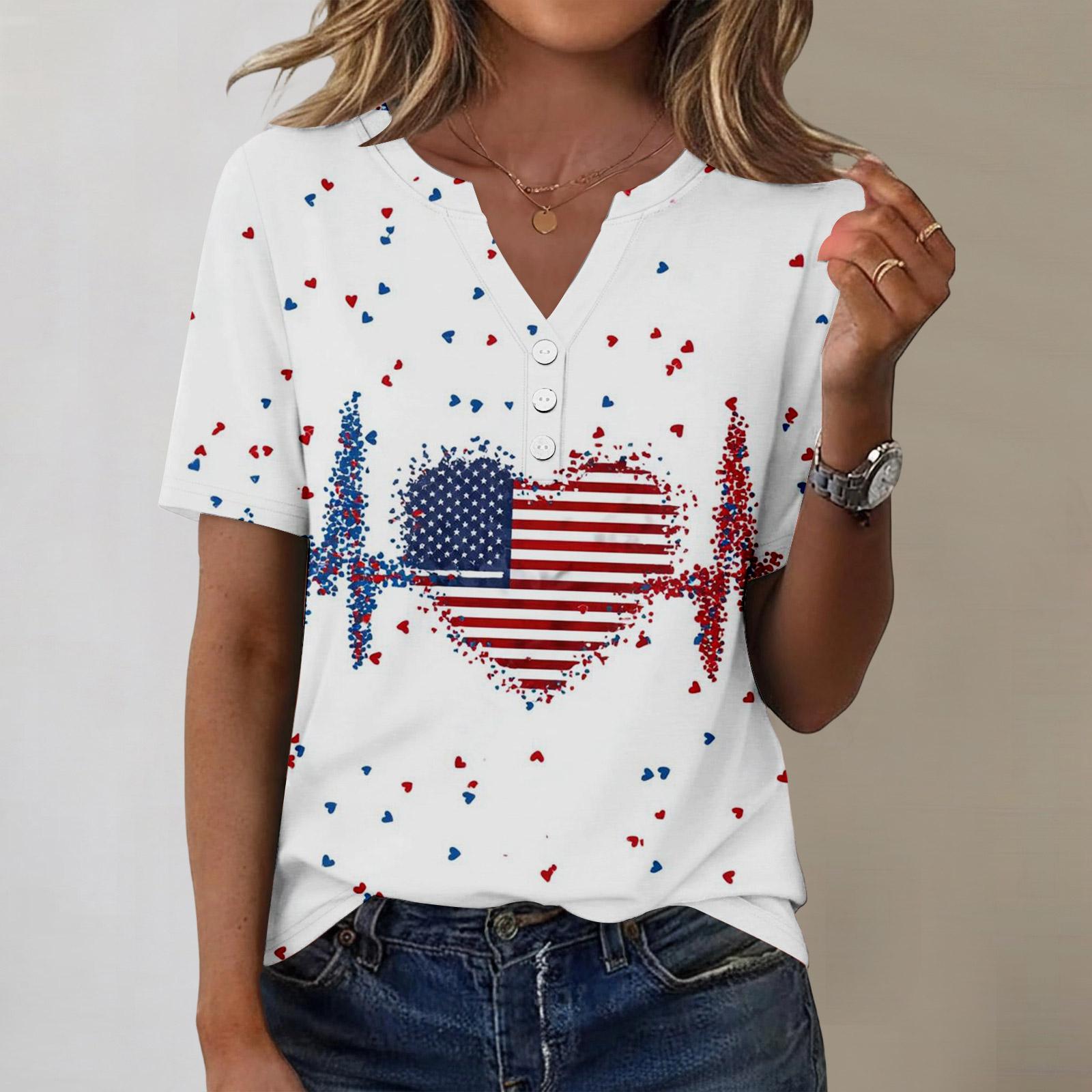 Women’s Casual Sunflower Print Top with Buttoned V Neck Short Sleeve Loose Fit Summer Tee Comfortable Soft Material XL красный
Women’s Casual Sunflower Print Top with Buttoned V Neck Short Sleeve Loose Fit Summer Tee Comfortable Soft Material XL красный