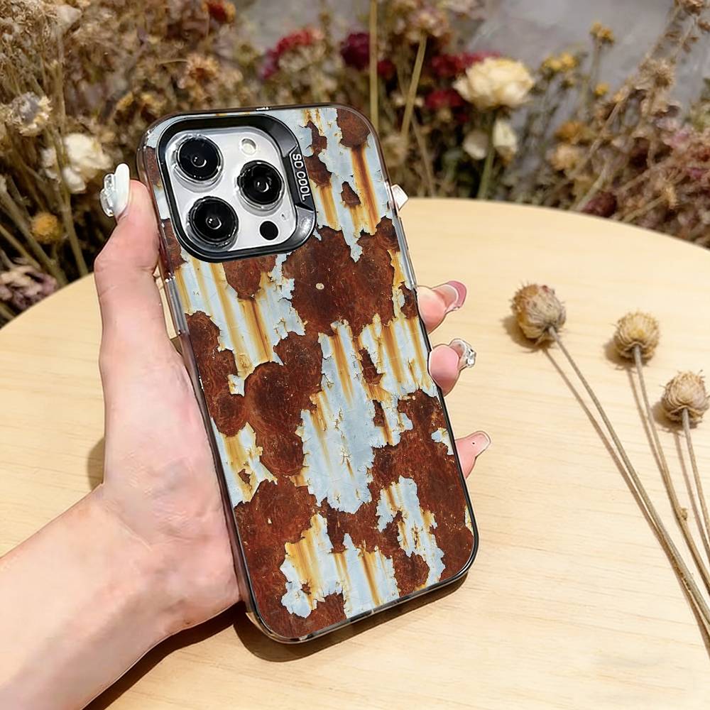 Retro Rust Design Phone Case For iPhone 17,16,15,14,13,12,11 Plus,Pro Max,XS,Colorful Silver Phone case Funda Cover iPhone12ProMax
Retro Rust Design Phone Case For iPhone 17,16,15,14,13,12,11 Plus,Pro Max,XS,Colorful Silver Phone case Funda Cover iPhone12ProMax