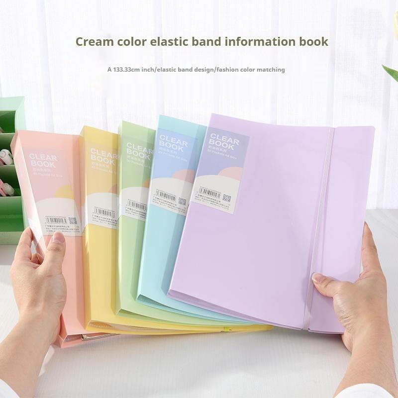 1pc 30/60 Page A4 Folder Information Kit Multi-Page Transparent Insert Information File For Students To Store Examination Papers
1pc 30/60 Page A4 Folder Information Kit Multi-Page Transparent Insert Information File For Students To Store Examination Papers