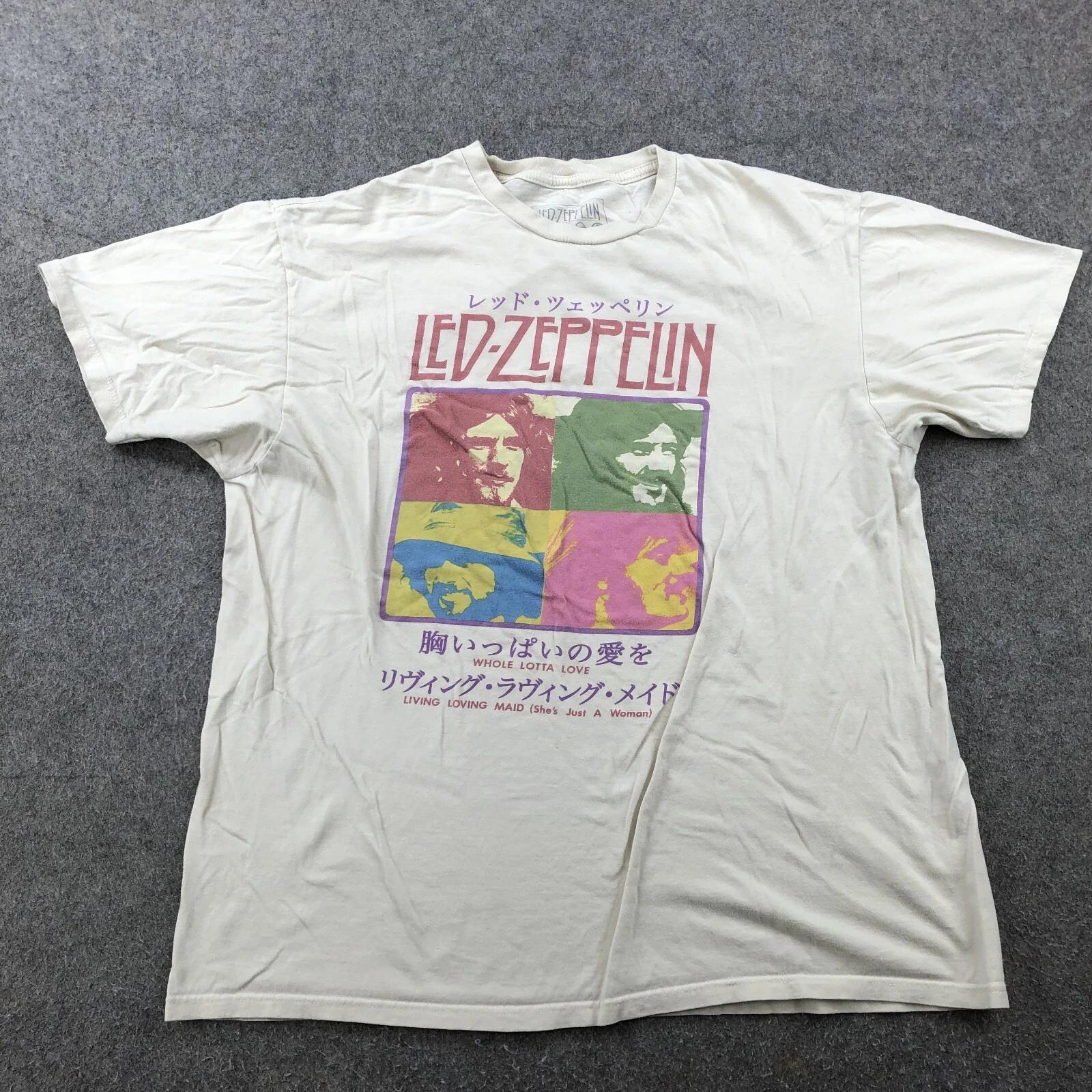 Футболка Led Zeppelin Мужская XL Бежевая С надписью Рок-группа Короткий рукав Ретро XL
Футболка Led Zeppelin Мужская XL Бежевая С надписью Рок-группа Короткий рукав Ретро XL