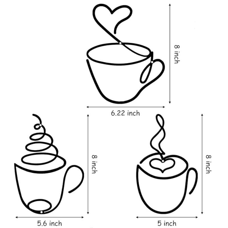 3D акриловая зеркальная кофейная чашка настенная наклейка для ресторанов
3D акриловая зеркальная кофейная чашка настенная наклейка для ресторанов