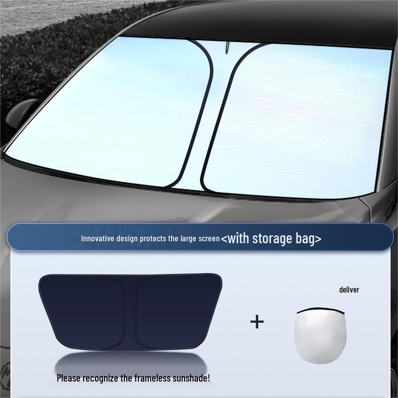 Car Windshield Sunshade & Heat Insulation Umbrella Silver Coated, 145x80cm, Car/SUV
Car Windshield Sunshade & Heat Insulation Umbrella Silver Coated, 145x80cm, Car/SUV