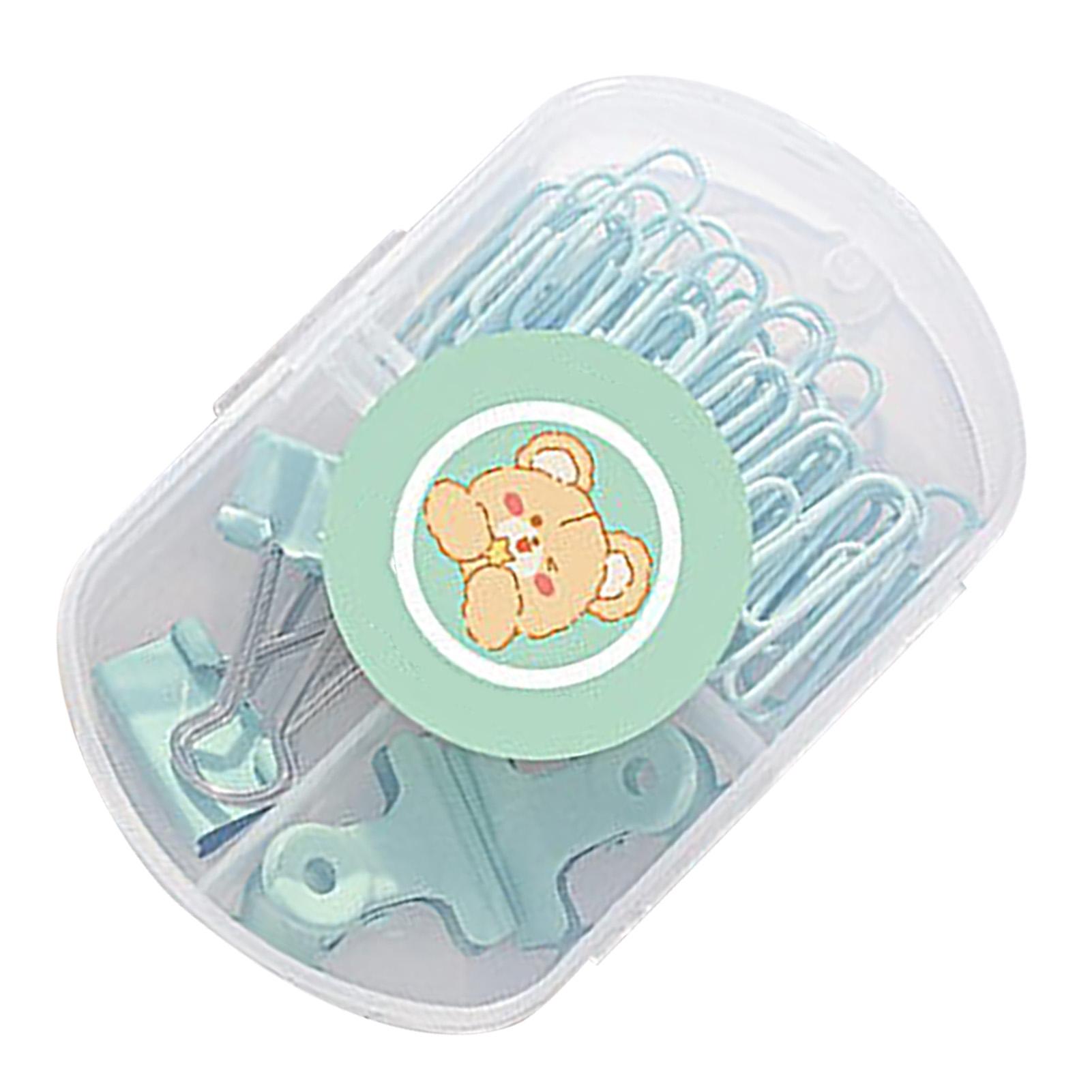 Paper Clips Set Sturdy Box Packed Light Cute Portable Multi Purpose Office Clips Set for Family School Business Green зелёный
Paper Clips Set Sturdy Box Packed Light Cute Portable Multi Purpose Office Clips Set for Family School Business Green зелёный