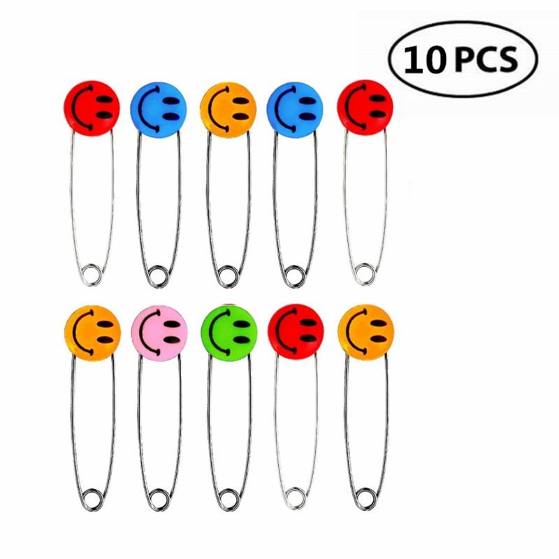10pcs Safety Pins Child Proof Safety Pin Candy-Color Cute Baby Safe Pins,Plastic Head, for Fabric Diapers, Garment Repair
10pcs Safety Pins Child Proof Safety Pin Candy-Color Cute Baby Safe Pins,Plastic Head, for Fabric Diapers, Garment Repair