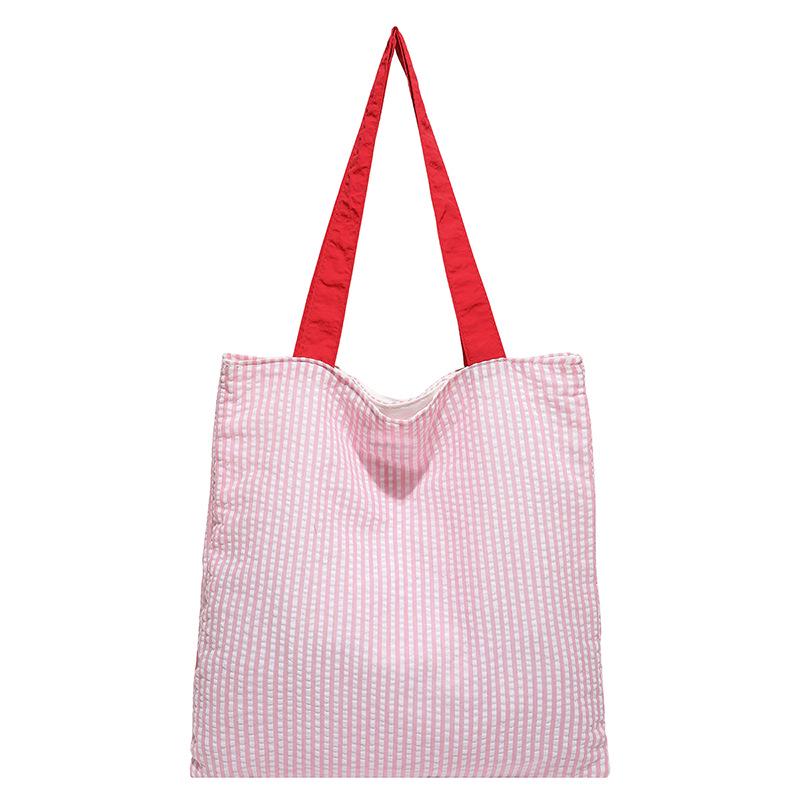 2025 Plaid Canvas Shoulder Bag - Large Capacity, Color Block, Autumn Casual Trend рожевий
2025 Plaid Canvas Shoulder Bag - Large Capacity, Color Block, Autumn Casual Trend рожевий