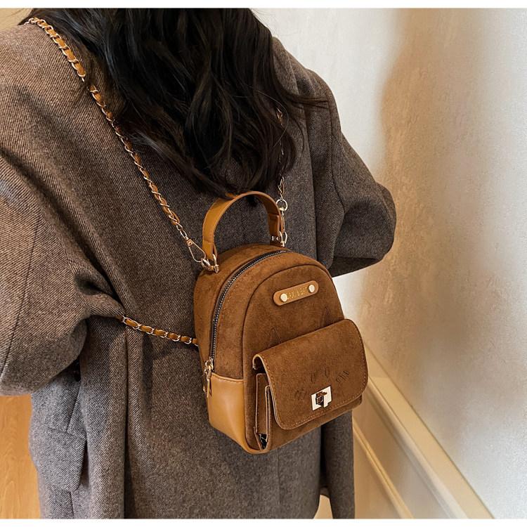 Mini Small Backpack Women s Trend Retro Leopard Print Handbag Suede Commuter Chain 15x9x17 коричневий
Mini Small Backpack Women s Trend Retro Leopard Print Handbag Suede Commuter Chain 15x9x17 коричневий