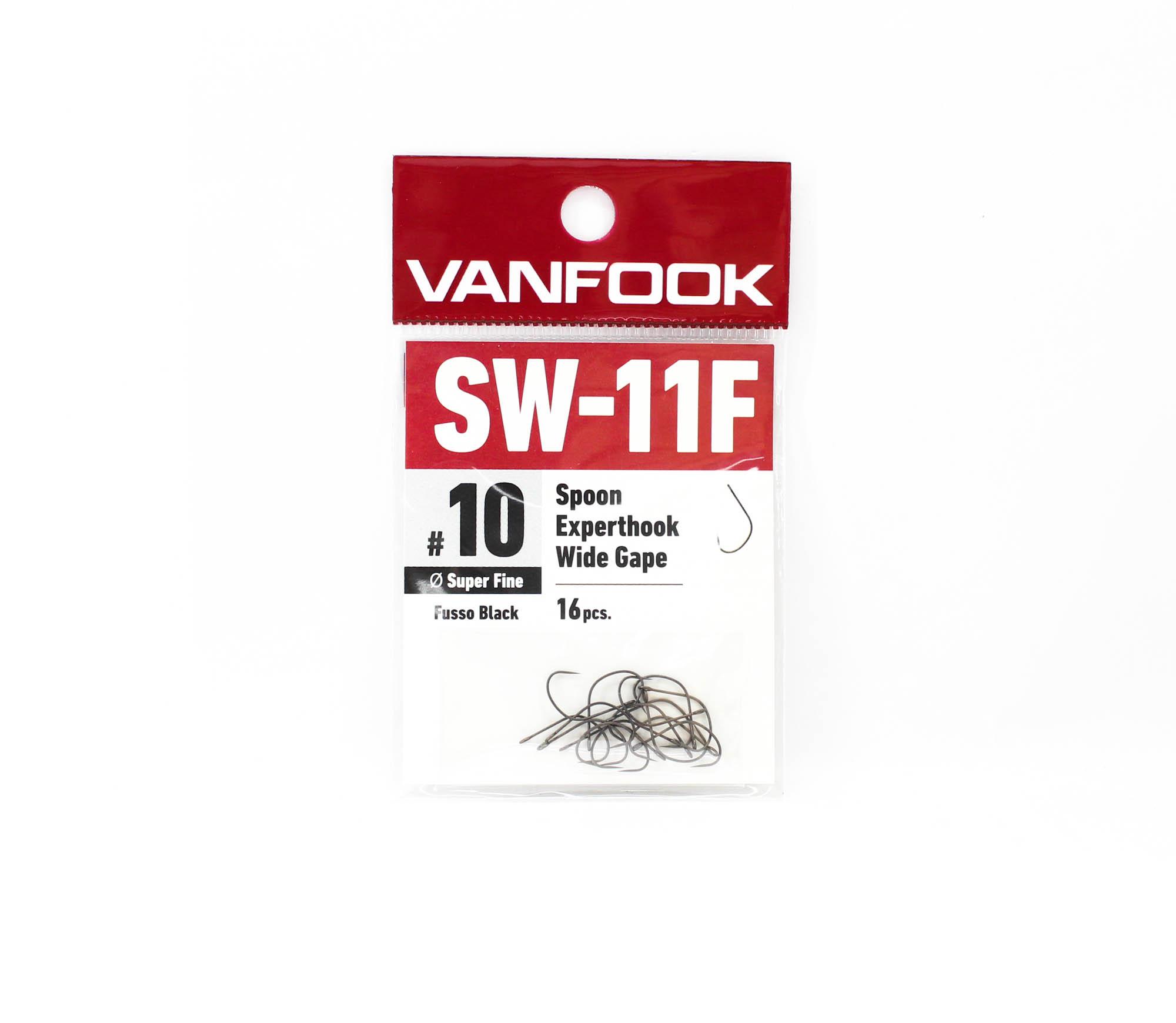 Vanfook SW-11F Spoon Expert Wide Hook Size 8, 16/pack Black (0500)
Vanfook SW-11F Spoon Expert Wide Hook Size 8, 16/pack Black (0500)