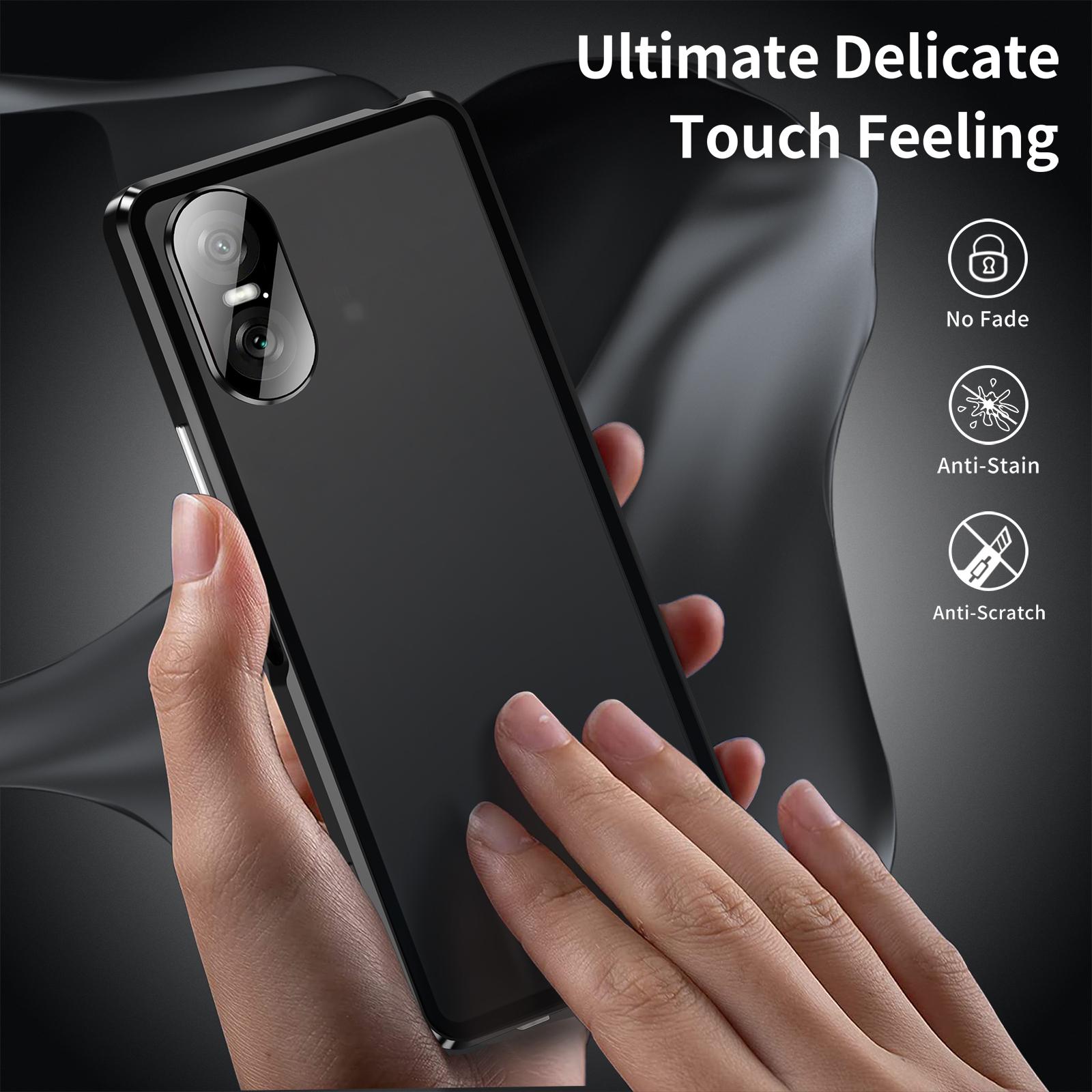 For Sony Xperia 10 VI Tempered Glass Case Metal Frame Clear PC Back Magnetic Phone Cover Purple
For Sony Xperia 10 VI Tempered Glass Case Metal Frame Clear PC Back Magnetic Phone Cover Purple